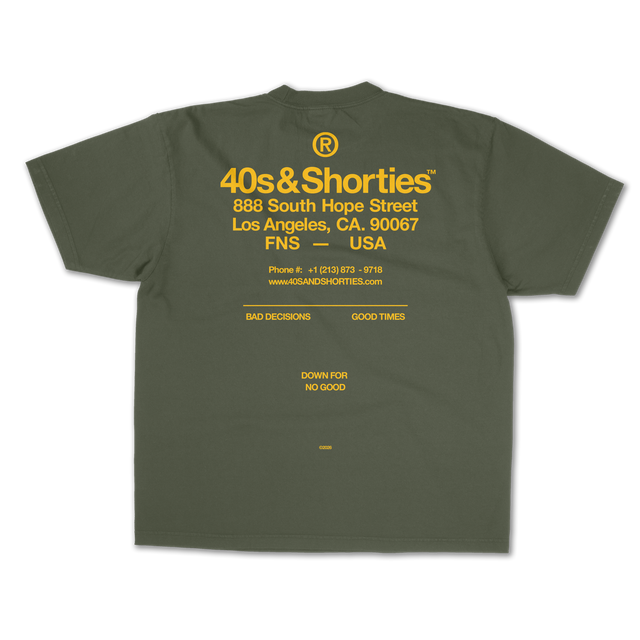 Down For No Good Tee Grey
