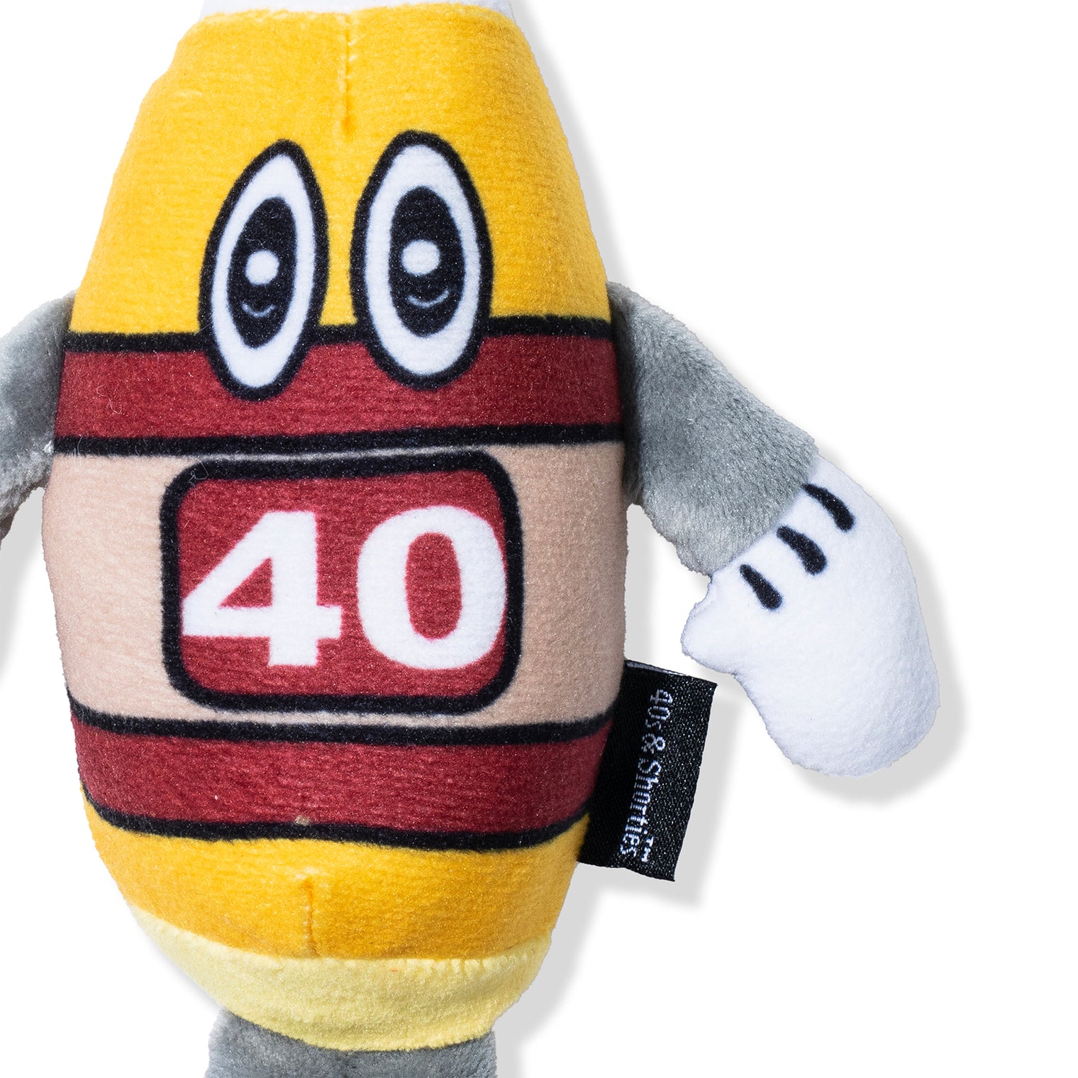 Close-up of the front design showing "40" and facial details