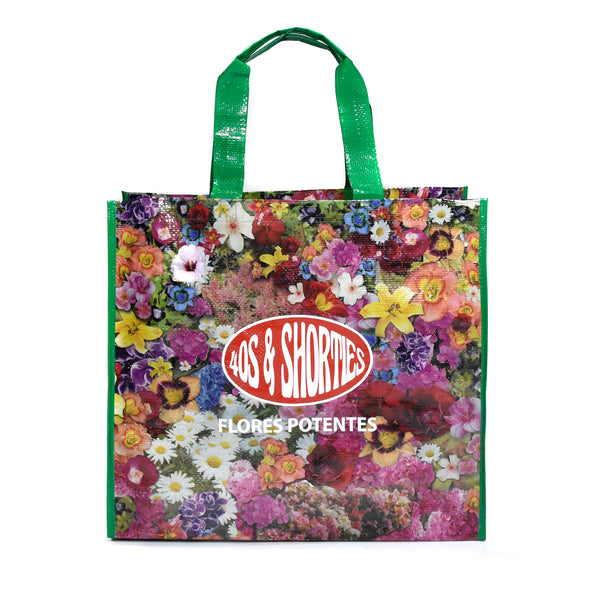 Flower Collage Tote Bag