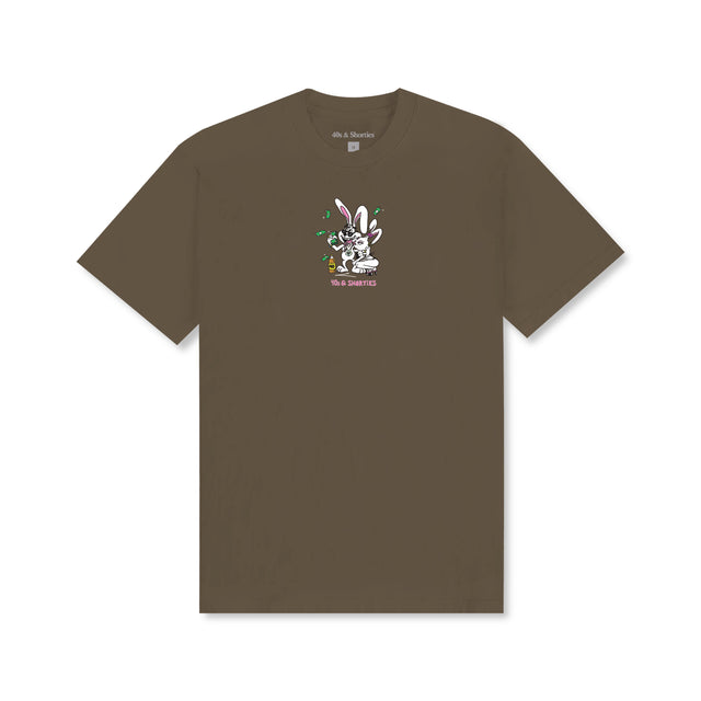 Tricks Tee Prairie Dust – Front view with small chest print