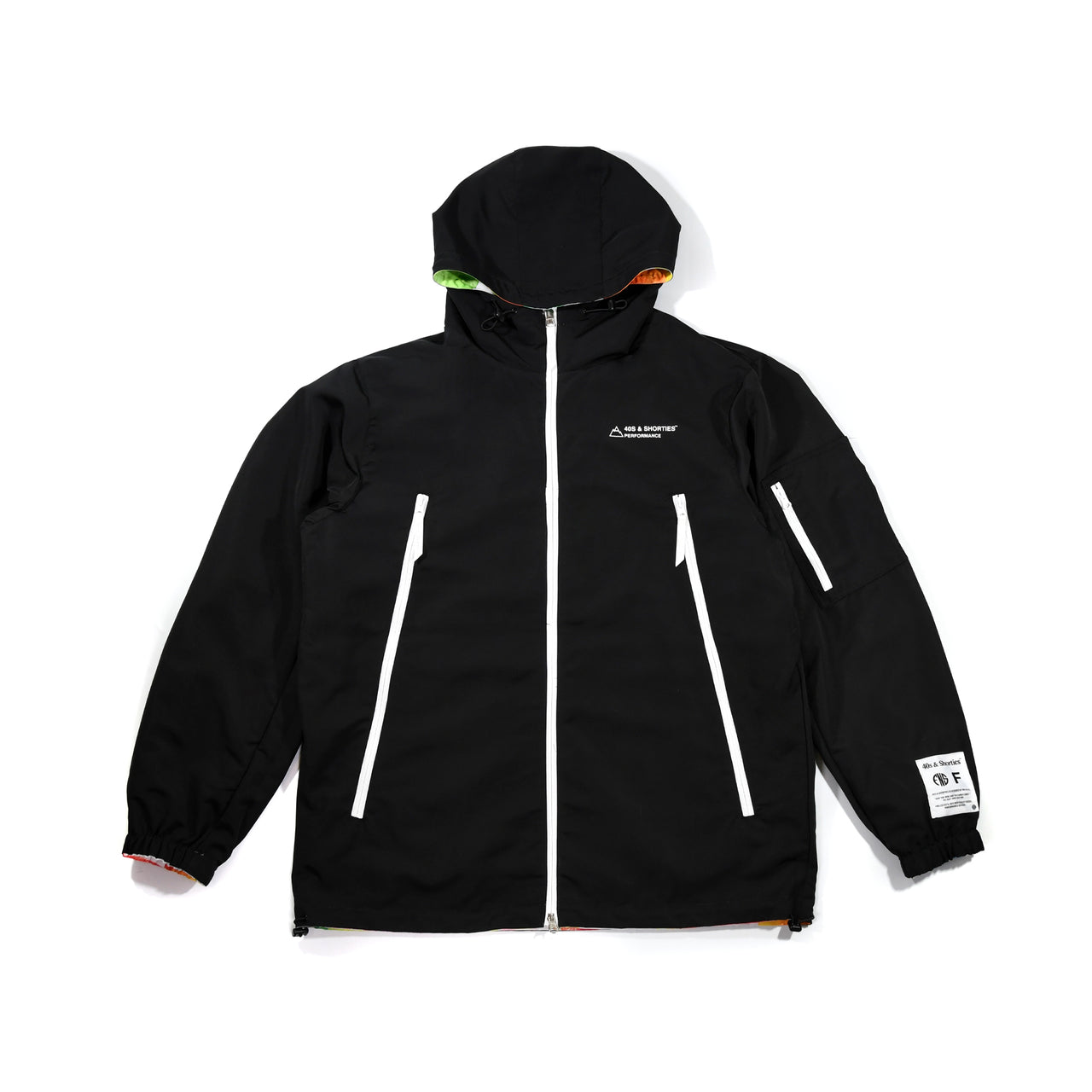 Water Color Jacket – Black side front view