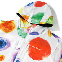 Water Color Jacket – Color side hood close-up