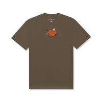 Front of the 1988 Tour Tee in Prairie Dust featuring 40s & Shorties 1988 chest graphic with retro elements