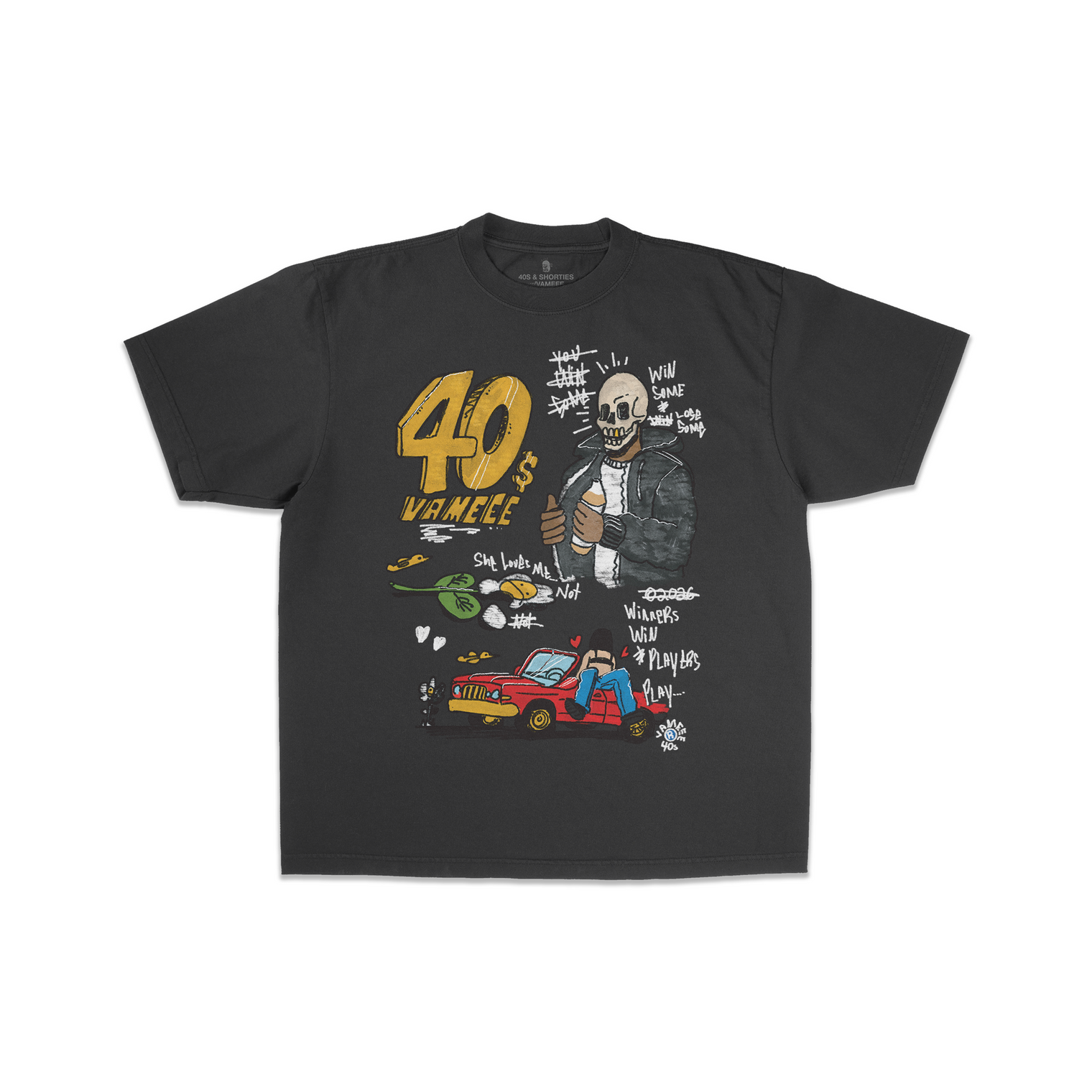 VAMEEE x 40s & Shorties - Winners & Players Tee