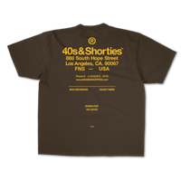 Down For No Good Tee Brown