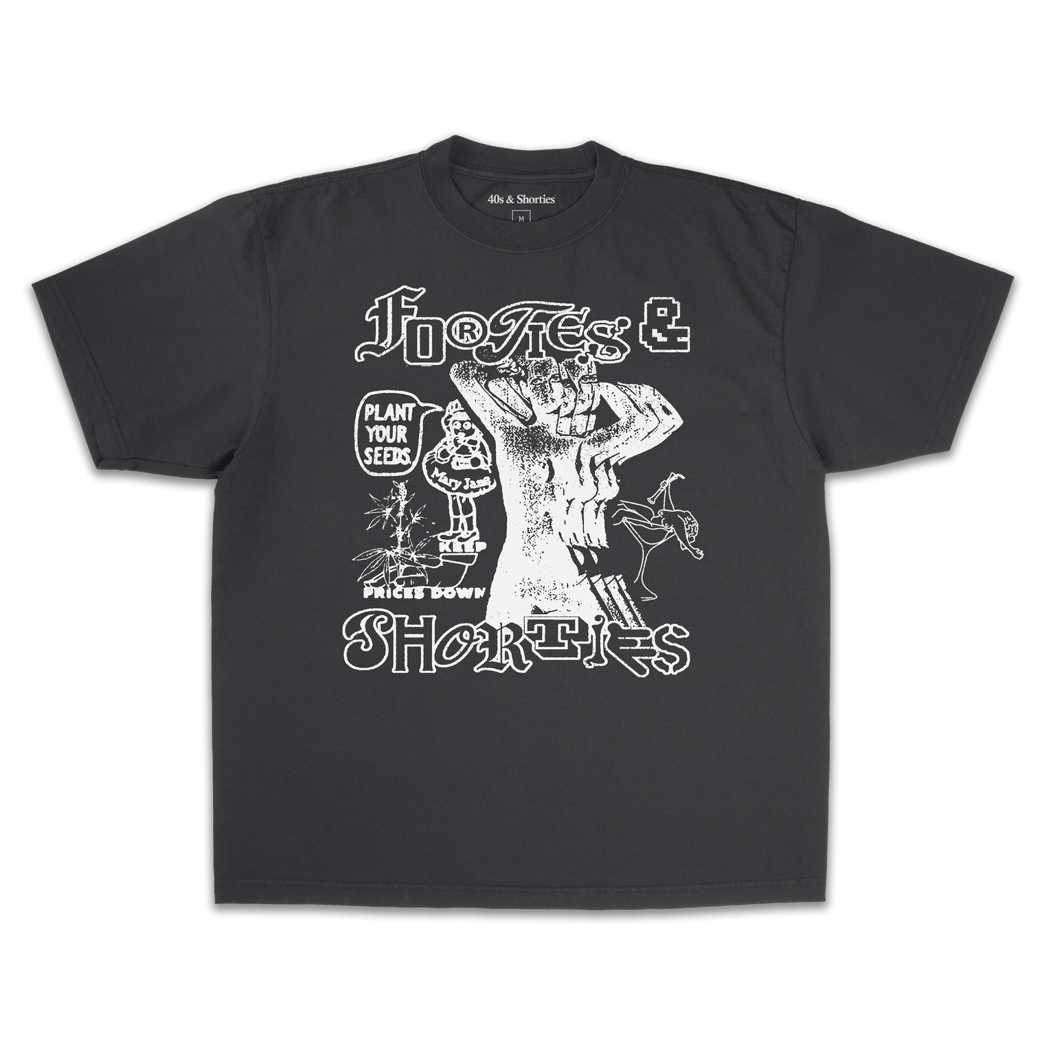 Plant Seeds Tee Black