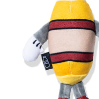 Close-up of the back detailing and tag with 40oz bottle icon