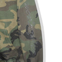 Detail of Angel Wings Hoodie – rhinestone embellishment on camo sleeve