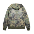 Back view of 40s & Shorties Angel Wings Hoodie Camo – rhinestone wing graphic