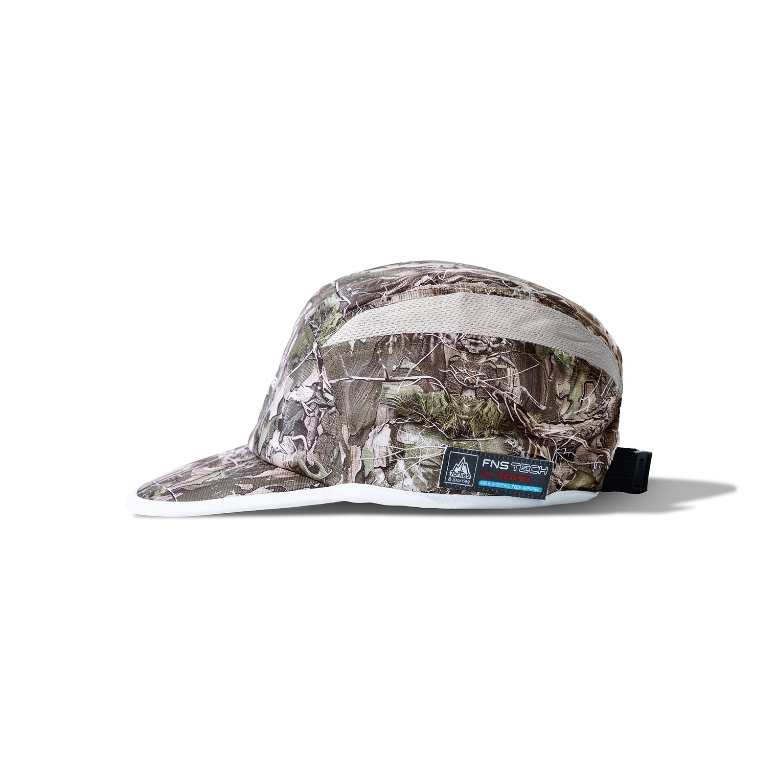 40s & Shorties Faded Camo Cap – mesh paneling, woven side label, and grosgrain strap