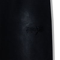 Close-up of 40s & Shorties Faded Logo Sweats – tonal embroidered leg logo on washed fleece