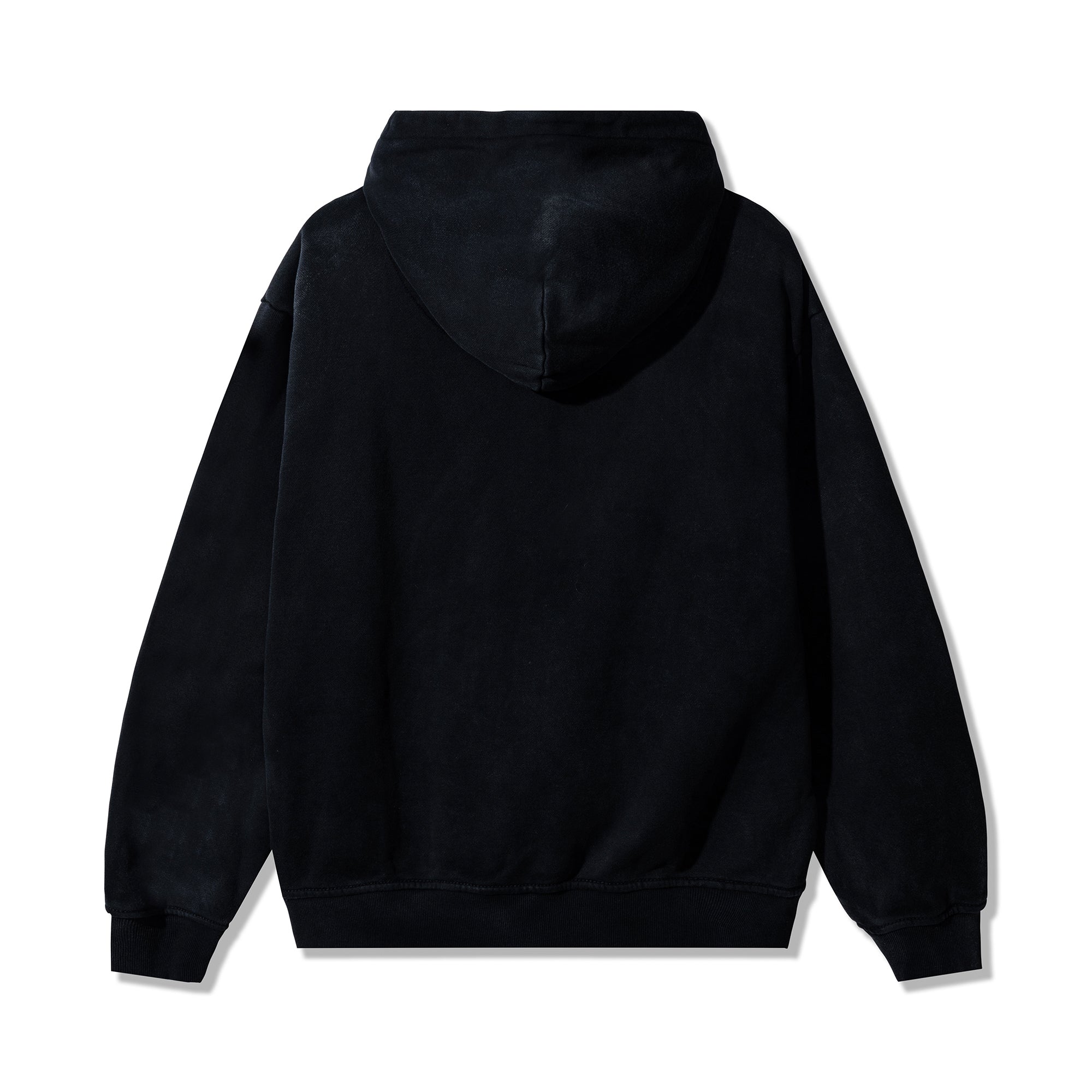 Faded Logo Zip Hoodie – Black | 40s & Shorties