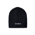 Front view of OG Text Beanie in Multi with white 40s & Shorties embroidered logo on rib-knit fabric
