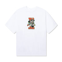 Get It Tee in Ash Grey – front view with printed cartoon artwork