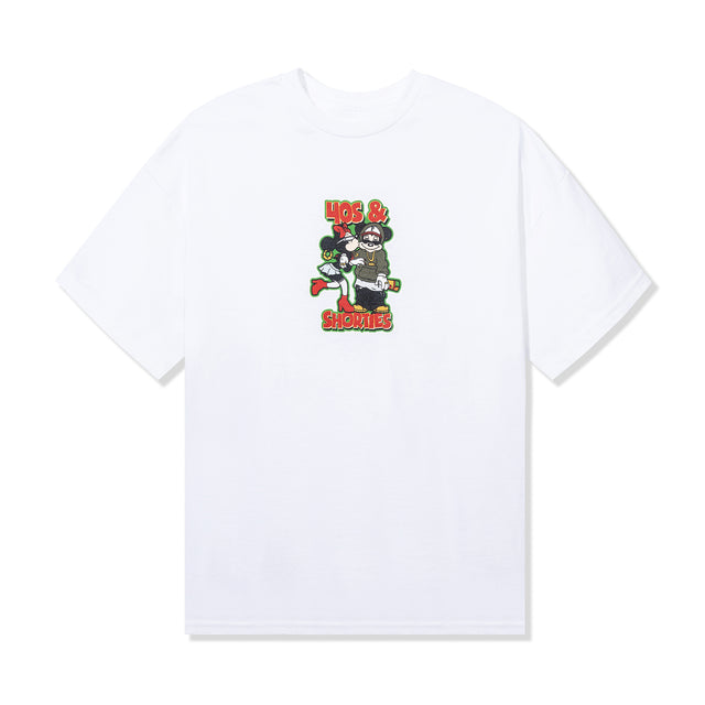 Get It Tee in Ash Grey – front view with printed cartoon artwork