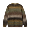 Back view of the Teen Spirit Sweater in Green showcasing the full gradient knit