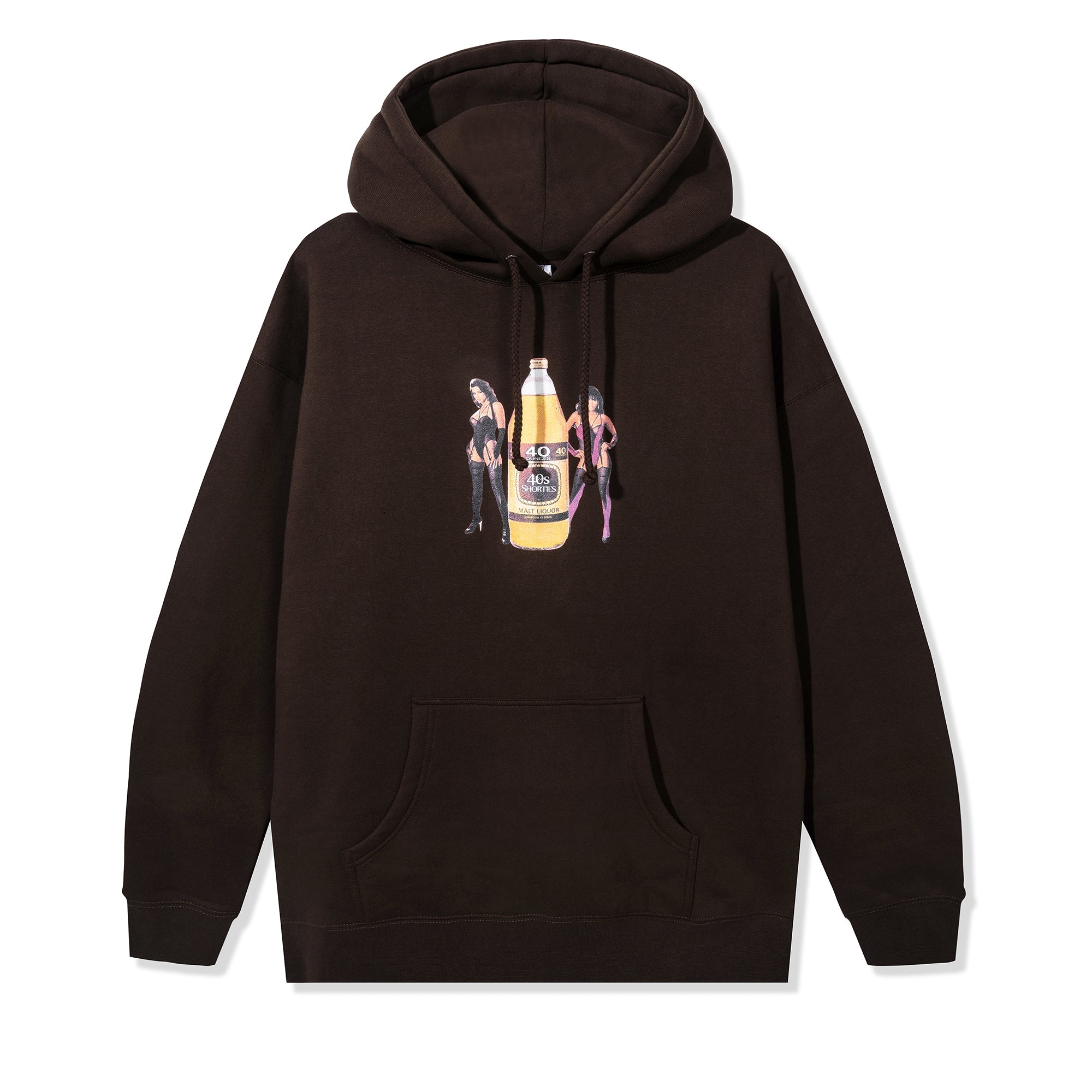 Bottle Service Hoodie – Chocolate | 40s & Shorties