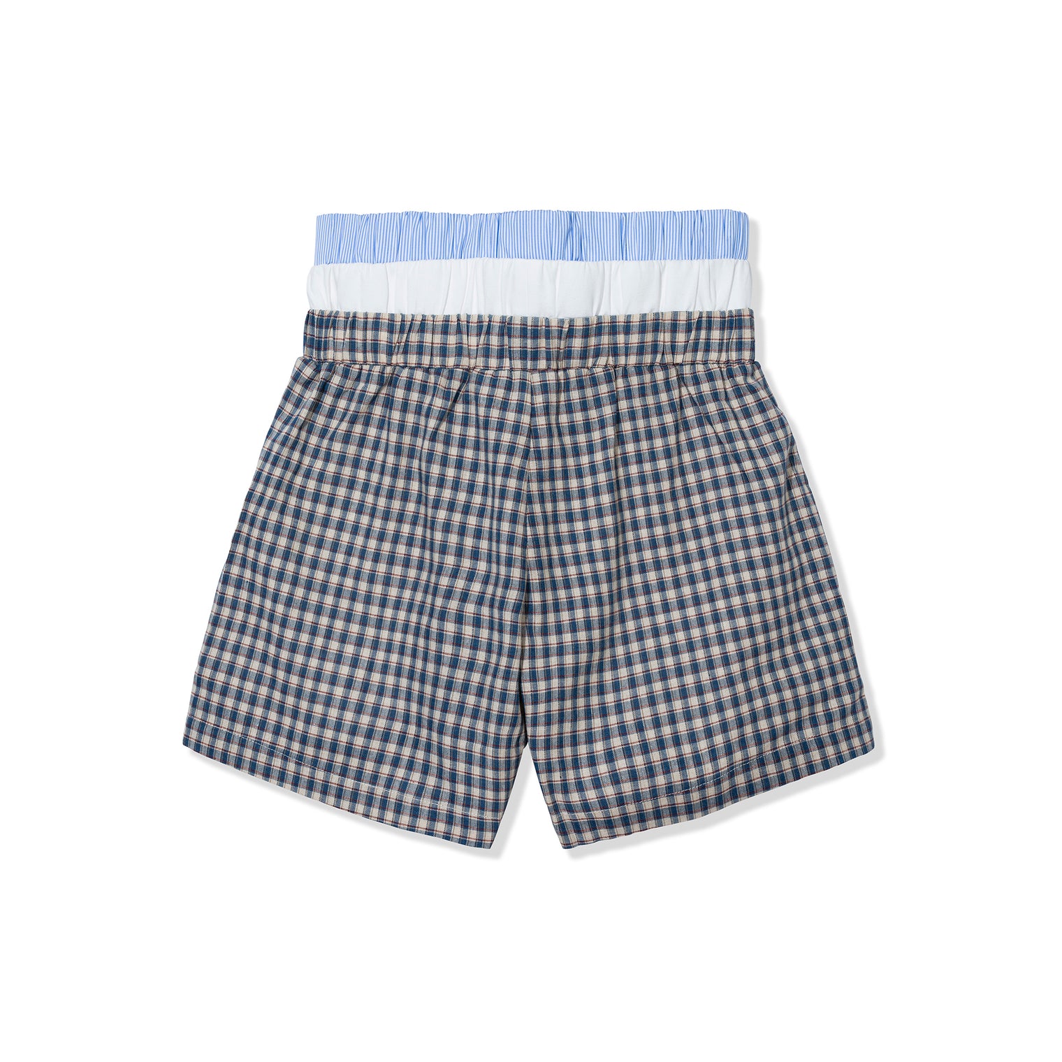 Flat lay back view of Lazy Sunday Shorts Multi
