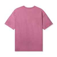 Back view of Slim Text Logo Tee in solid Dusty Rose
