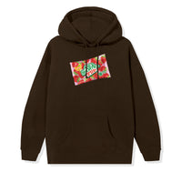 Front view of Gummy Hoodie with candy packet artwork on chest

