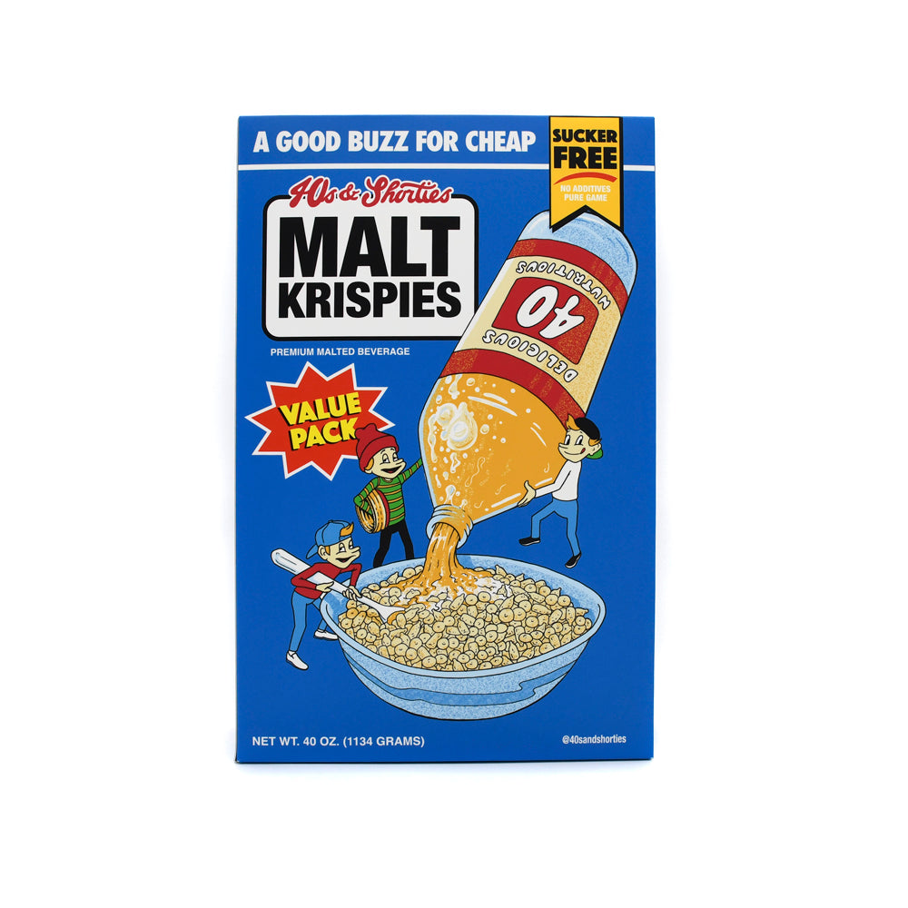 Malt Krispies Cereal Box