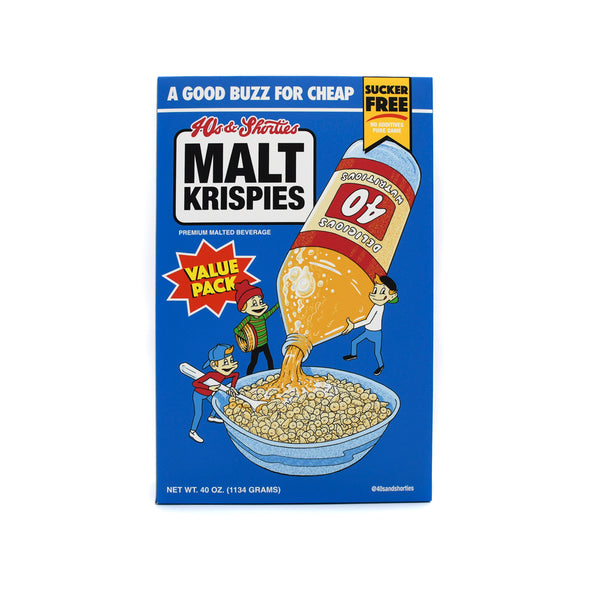 Malt Krispies Cereal Box