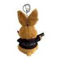 Back of Psycho Bunny Plush Keychain – 40s & Shorties embroidered logo on black vest