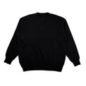 Back view of Toon Town Sweater in solid black

