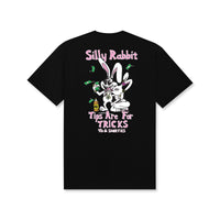 Tricks Tee Black – Back view showing full graphic print
