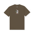 Tricks Tee Prairie Dust – Front view with small chest print
