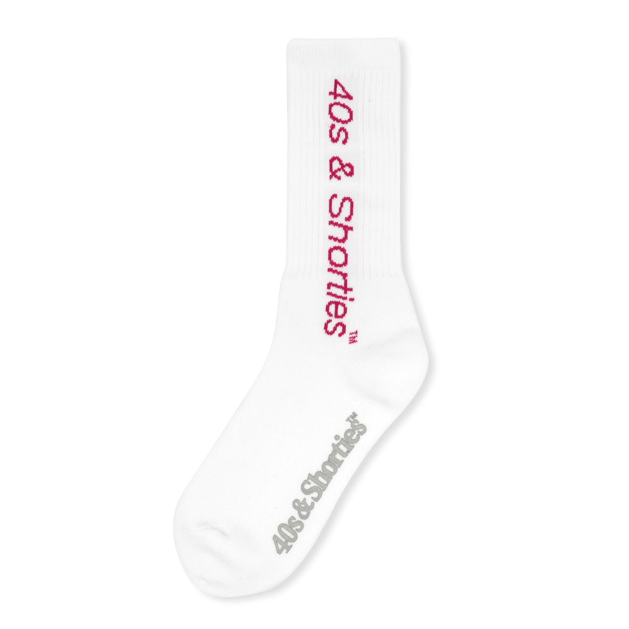 Slim Text Logo Sock